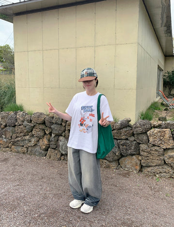 Hitsumi washing wide denim pants